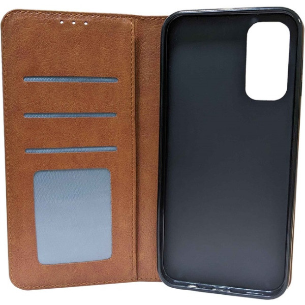 Чехол-книжка DM Book Сase Leather для Xiaomi Redmi Note 13 4G Dark Brown