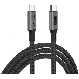 Кабель ArmorStandart USB 4.0 Type-C - Type-C 240W 8K 60hz 40Gbps 1m Black (ARM81921)