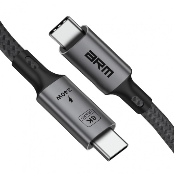 Кабель ArmorStandart USB 4.0 Type-C - Type-C 240W 8K 60hz 40Gbps 1m Black (ARM81921)