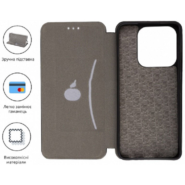 Чехол-книжка ArmorStandart G-Case для ZTE Nubia V60 Design Black (ARM79001)