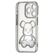 Чохол Shining Bear Case для iPhone 15 Pro Silver