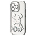 Чехол Shining Bear Case для iPhone 15 Pro Silver