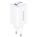 Сетевое зарядное устройство Proove Pocket GaN 65W (2Type-C + USB) White (WCPG65121202)