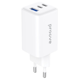 Мережевий зарядний пристрій Proove Pocket GaN 65W (2Type-C + USB) White (WCPG65121202)