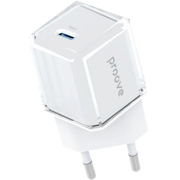 Мережевий зарядний пристрій Pure GaN 30W Type-C White (WCPU30012202)