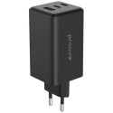 Мережевий зарядний пристрій Proove Pocket GaN 100W (2Type-C + USB) Black (WCPG10012201)