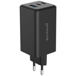 Мережевий зарядний пристрій Proove Pocket GaN 100W (2Type-C + USB) Black (WCPG10012201)