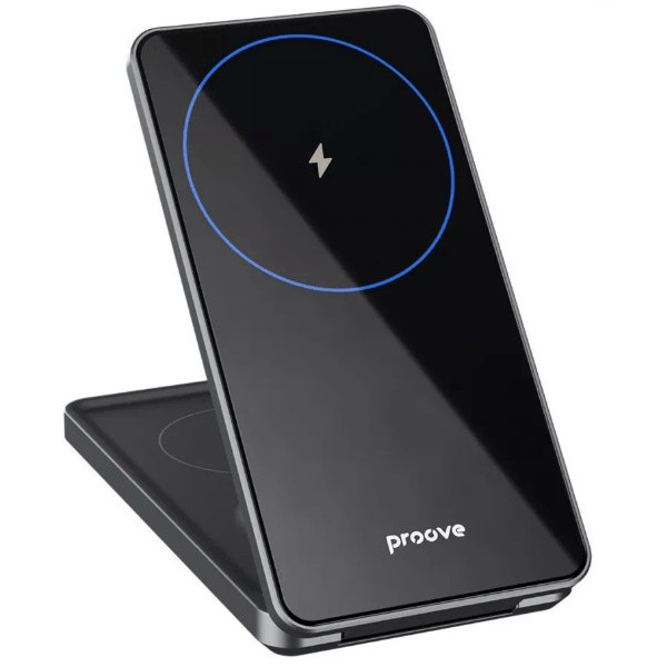 Беспроводное зарядное устройство Proove Metal Edge 3 in 1 Gray (WSME15010003)
