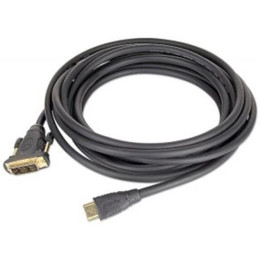 Кабель Cablexpert HDMI-DVI (M/M), 4.5 m Black (CC-HDMI-DVI-15)