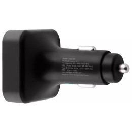 FM-трансмітер Proove FM Launcher Luxor SE 36W (PD+QC3.0) Type-C+USB Gray (FMLX20120003)