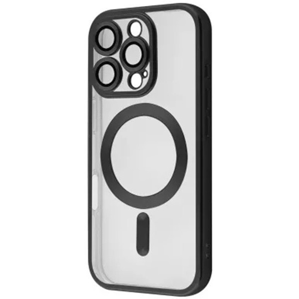 Чехол Metal Matte Case with Magnetic Ring для iPhone 16 Pro Max Black Titanium