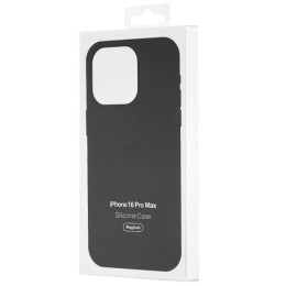 Чохол Silicone Case with MagSafe для iPhone 16 Pro Max Black 2