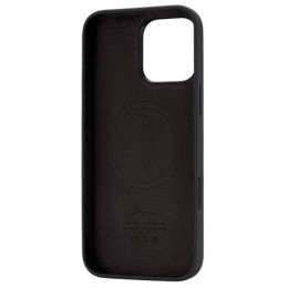 Чехол Silicone Case with MagSafe для iPhone 16 Pro Max Black
