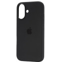 Чехол Silicone Case with MagSafe для iPhone 16 Black