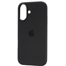 Чехол Silicone Case with MagSafe для iPhone 16 Black