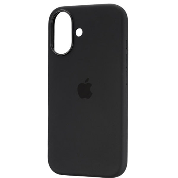 Чехол Silicone Case with MagSafe для iPhone 16 Black
