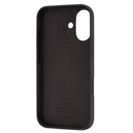Чохол Silicone Case with MagSafe для iPhone 16 Black 2