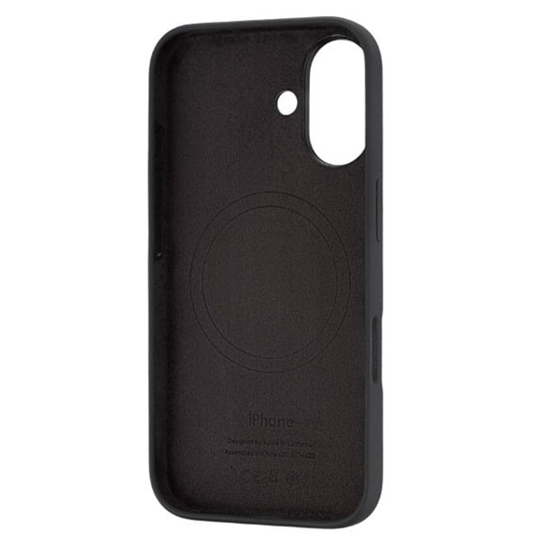 Чехол Silicone Case with MagSafe для iPhone 16 Black