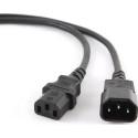 Кабель питания Cablexpert PC-189 (С13-С14) 3*0.5 мм 1.8m Black