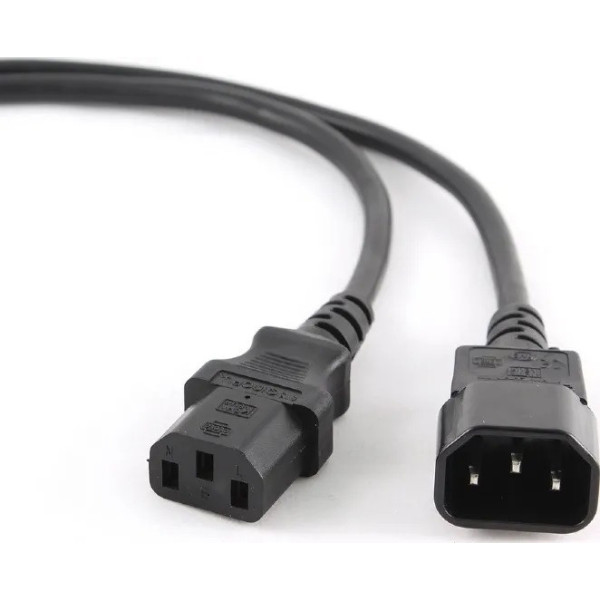Кабель питания Cablexpert PC-189 (С13-С14) 3*0.5 мм 1.8m Black