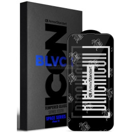 Защитное стекло ArmorStandart Space Icon для iPhone 16 Black (ARM78023)