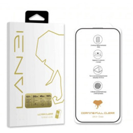 Защитное стекло Lanbi Ultra+ Corning Glass для iPhone 16 Black
