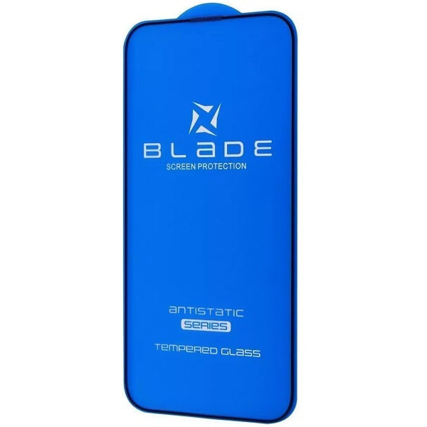 Защитное стекло BLADE ANTISTATIC Series Full Glue для iPhone 14 Pro Max/15 Plus/16 Plus Black
