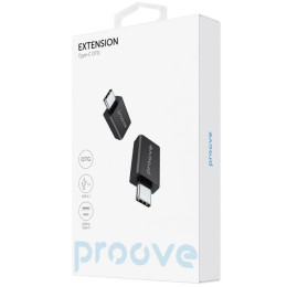 Переходник OTG Proove Extension USB to Type-C Black (HBEX00101001)