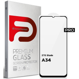 Захисне скло ArmorStandart для ZTE Blade A34 Black (ARM78902)