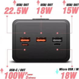 Power Bank Proove Giant 100W 40000mAh Black (PBGI99320001)
