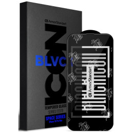 Захисне скло ArmorStandart Space Icon для iPhone 16 Pro Max Black (ARM78026)