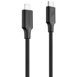 Кабель Proove Striped Silicone Type-C to Lightning 1m Black (CCSS00002101)