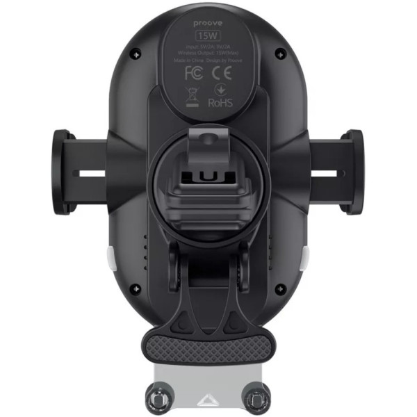 Автомобильный держатель с БЗУ Proove Rounded Energy 15W Black (WHRE15010001)