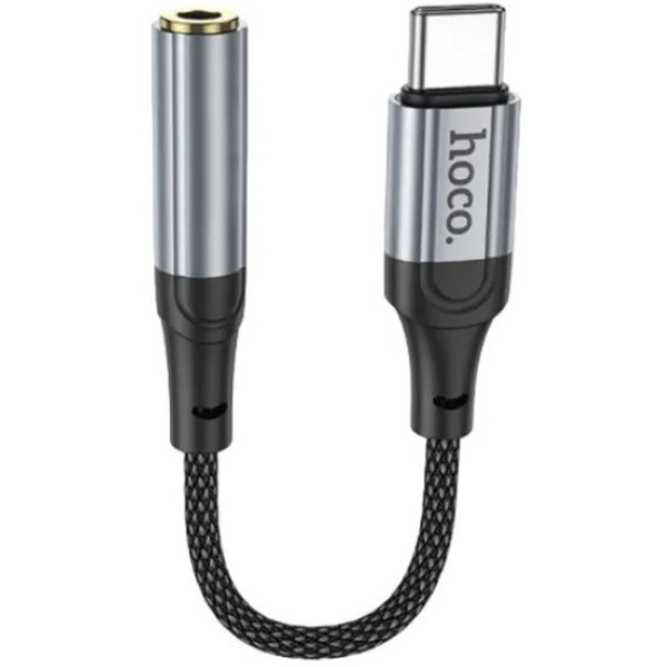 Адаптер Hoco LS36 Fresh Digital Type-C to 3.5 mm audio converter Black