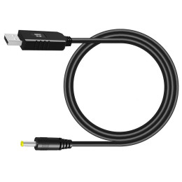 Кабель живлення ArmorStandart USB to DC 4.0x1.7 12V 0.8 м Black (ARM79301)