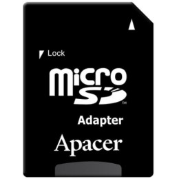 Карта памяти Apacer microSDXC 128GB UHS-I Class 10 + SD-адаптер (AP128GMCSX10UB-R)
