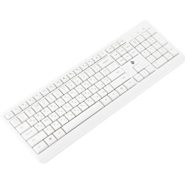 Клавіатура 2E KS220 WL Ukr White (2E-KS220WW)