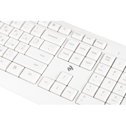 Клавіатура 2E KS220 WL Ukr White (2E-KS220WW)