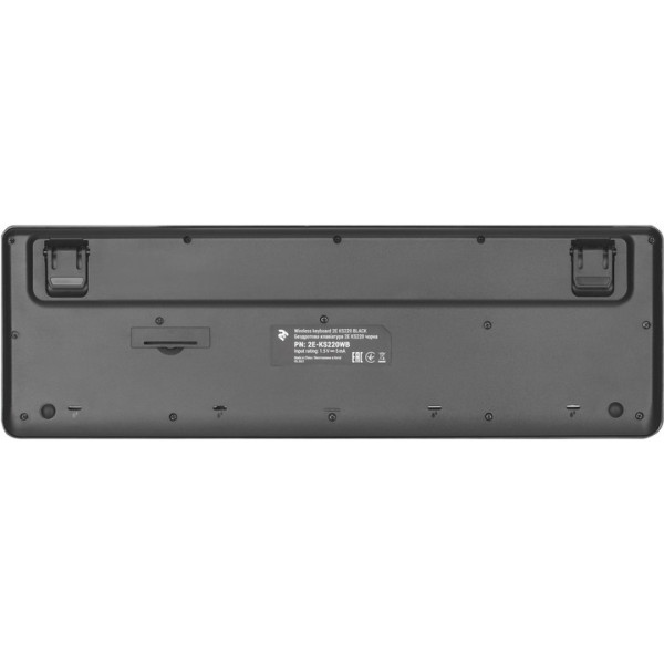 Клавіатура 2E KS220 WL Ukr Black (2E-KS220WB)
