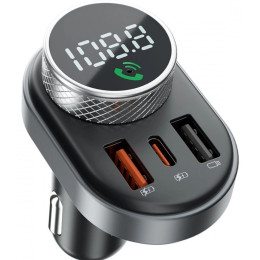 FM-трансмітер Proove FM Launcher Sound Link 30W (PD+QC3.0) Type-C+USB Black (FMSL30110001) 2