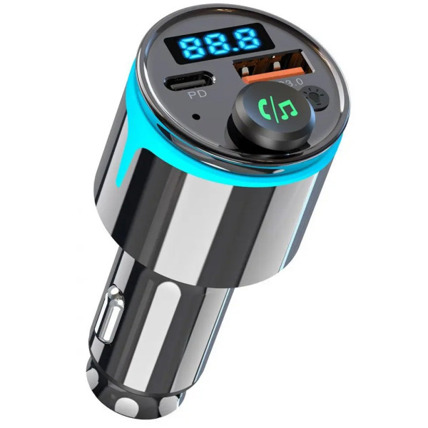 FM-трансмиттер Proove FM Launcher Nexus 30W (PD+QC3.0) Type-C+USB Black (FMNX30110001)