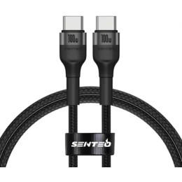 Кабель SENTEO ST-01 Montes series Type-C to Type-C 100W 1m Black