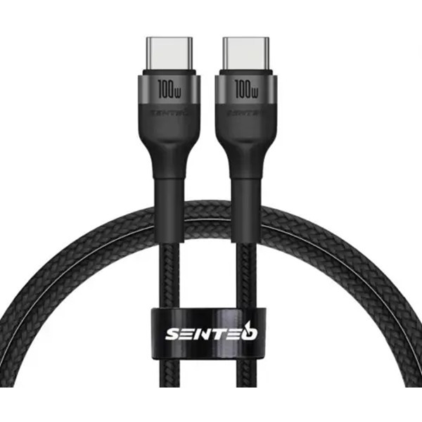 Кабель SENTEO ST-01 Montes series Type-C to Type-C 100W 1m Black