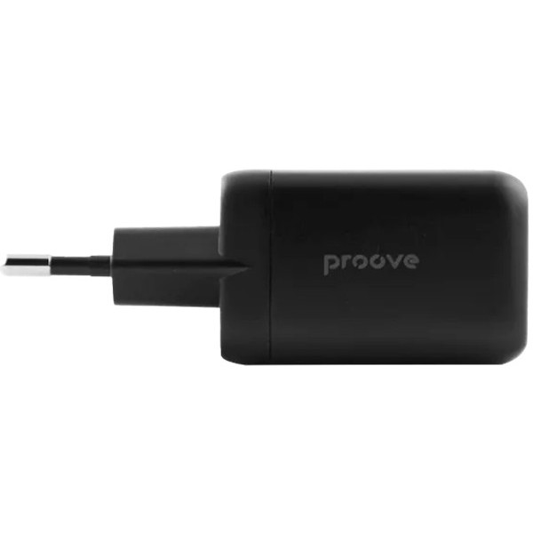 Сетевое зарядное устройство Proove Silicone Power 40W (Type-C + Type-C) Black (WCSP4020001)