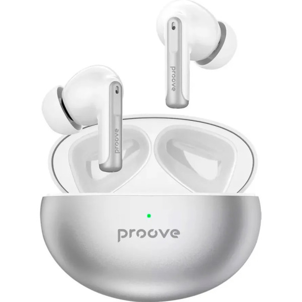 Bluetooth-гарнітура Thunder Buds TWS with ANC Silver (TWTB00010006)