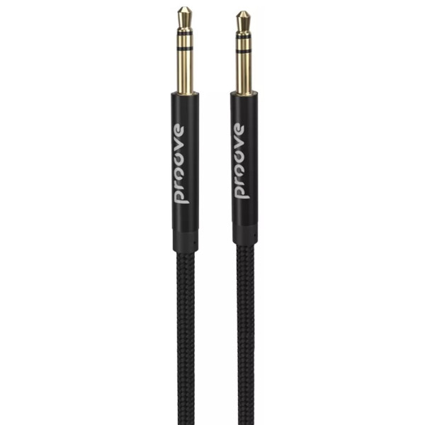 AUX кабель Proove Weft 1m Black (ACWF00005801)