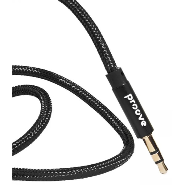 AUX кабель Proove Weft 1m Black (ACWF00005801)
