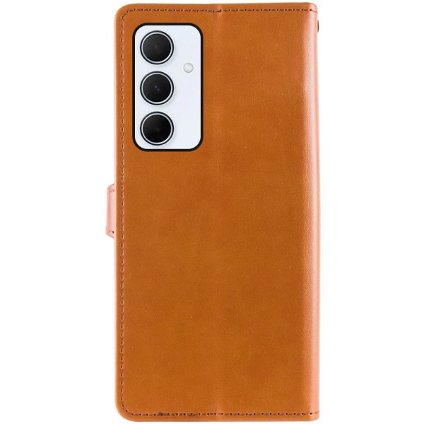 Чехол-книжка Getman Gallant для Samsung A35 5G A356 Коричневый
