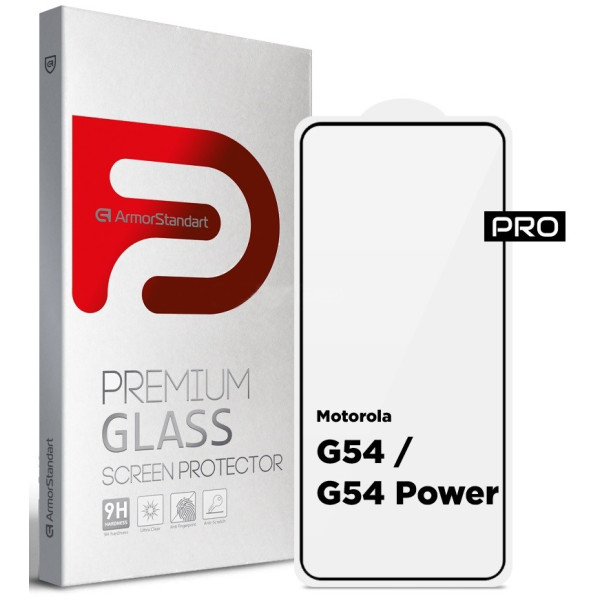 Защитное стекло ArmorStandart для Motorola G54/G54 Power Black