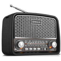 Радіоприймач REAL-EL X-520 Black (EL121800006)